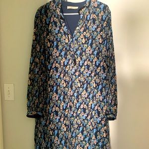 Tory Burch Long Sleeve Floral Dress